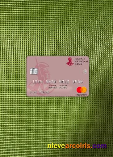 Hawaii, Hawaii National Bank mastercard photolook